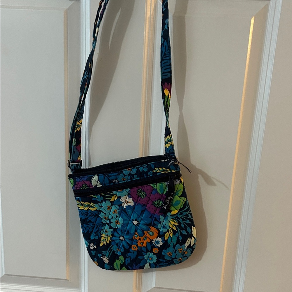 Vera Bradley Blue Floral Crossbody Bag